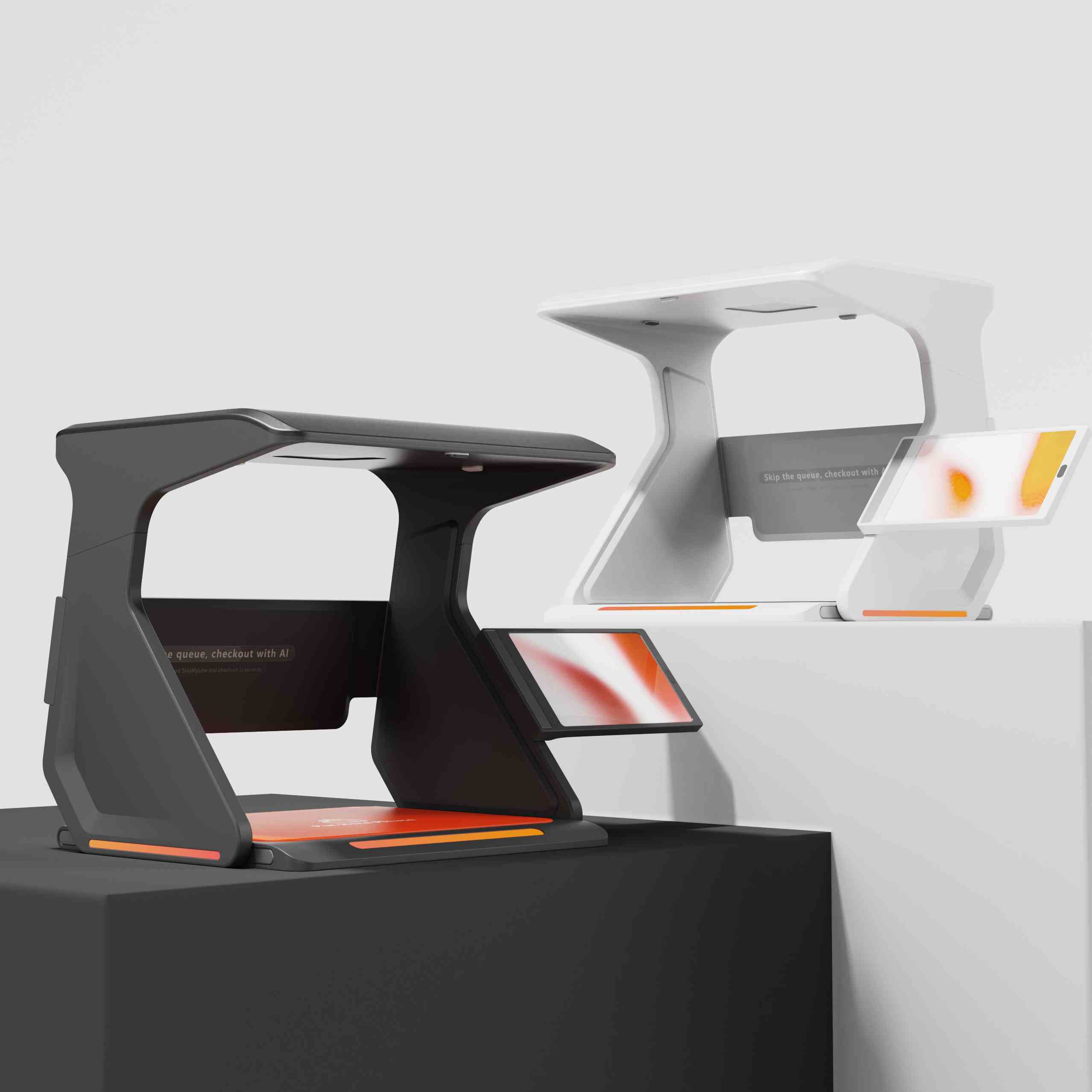 Futuristic tech device close-up