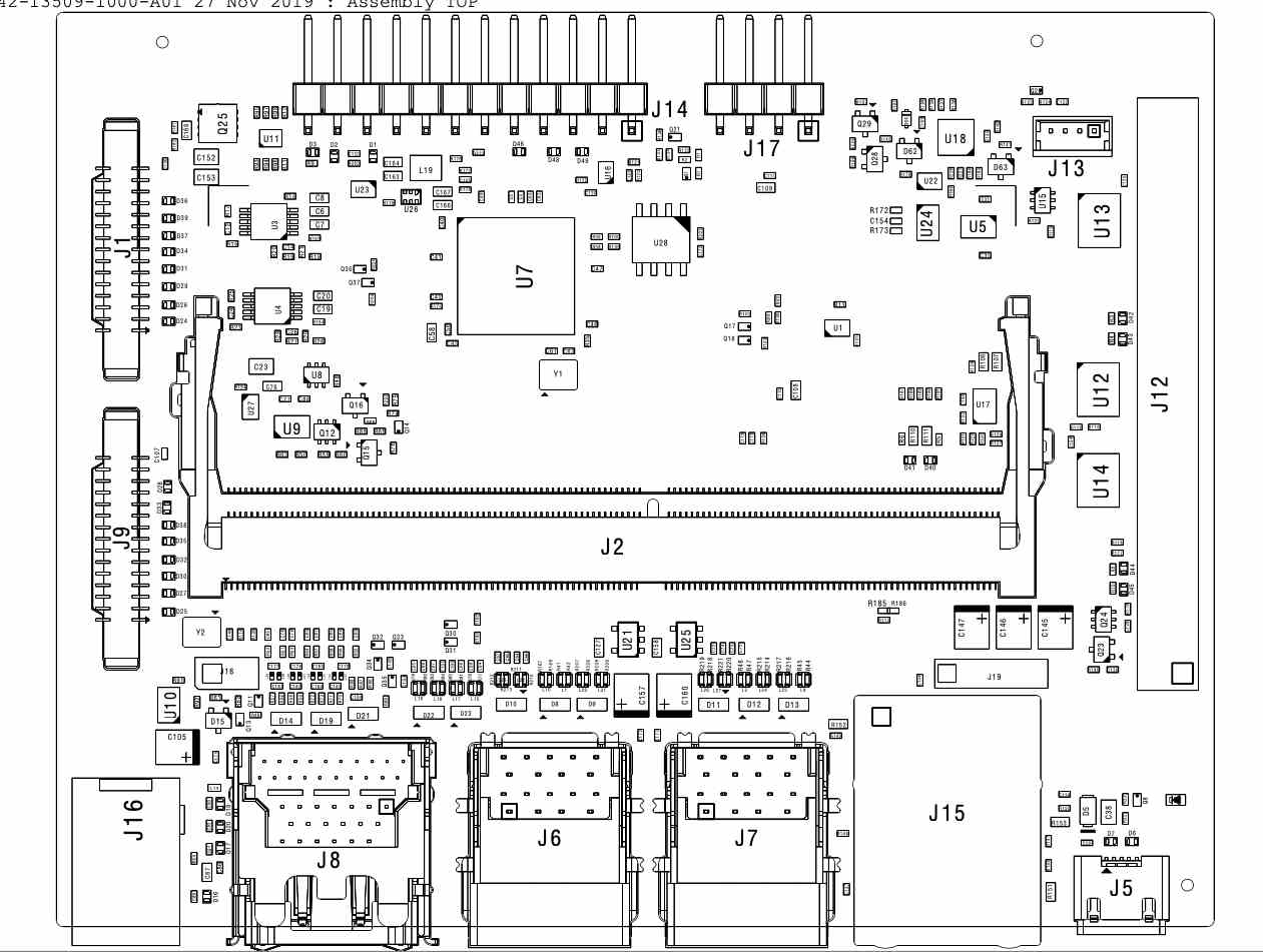 Electronic circuit board close-up