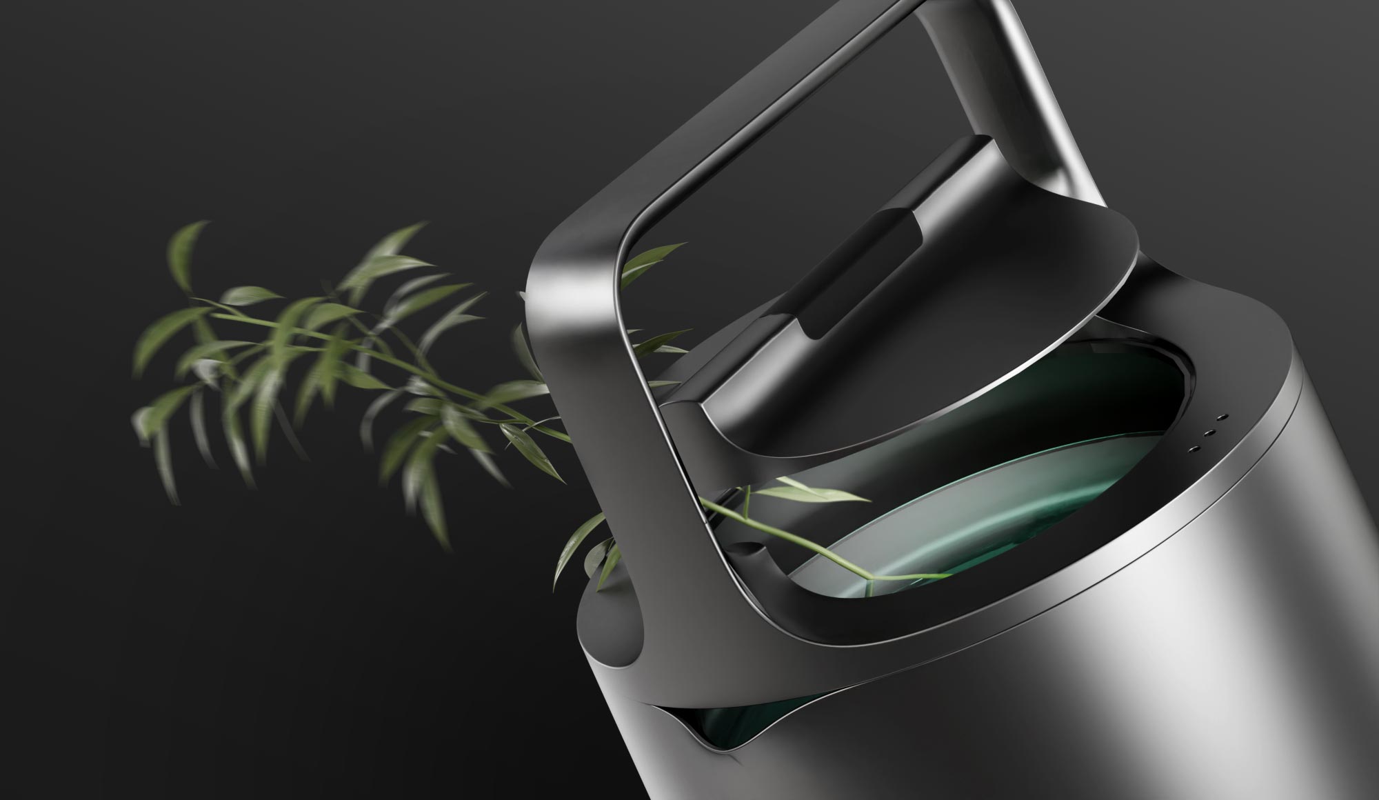 Close-up of brass bracelet design