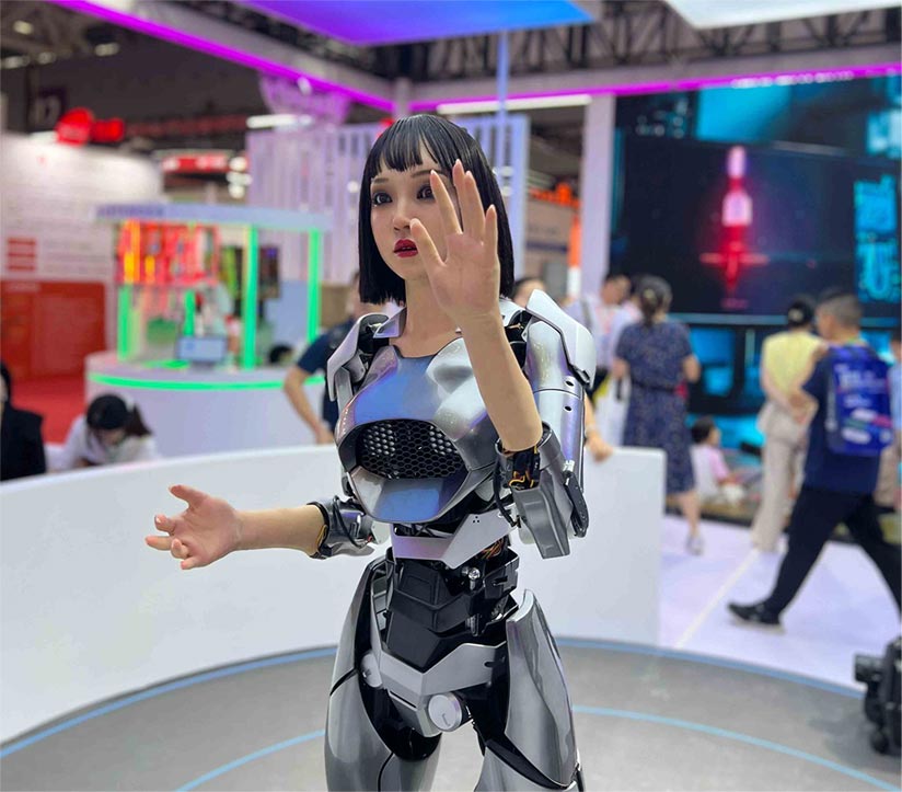 AIoT technology workspace scene