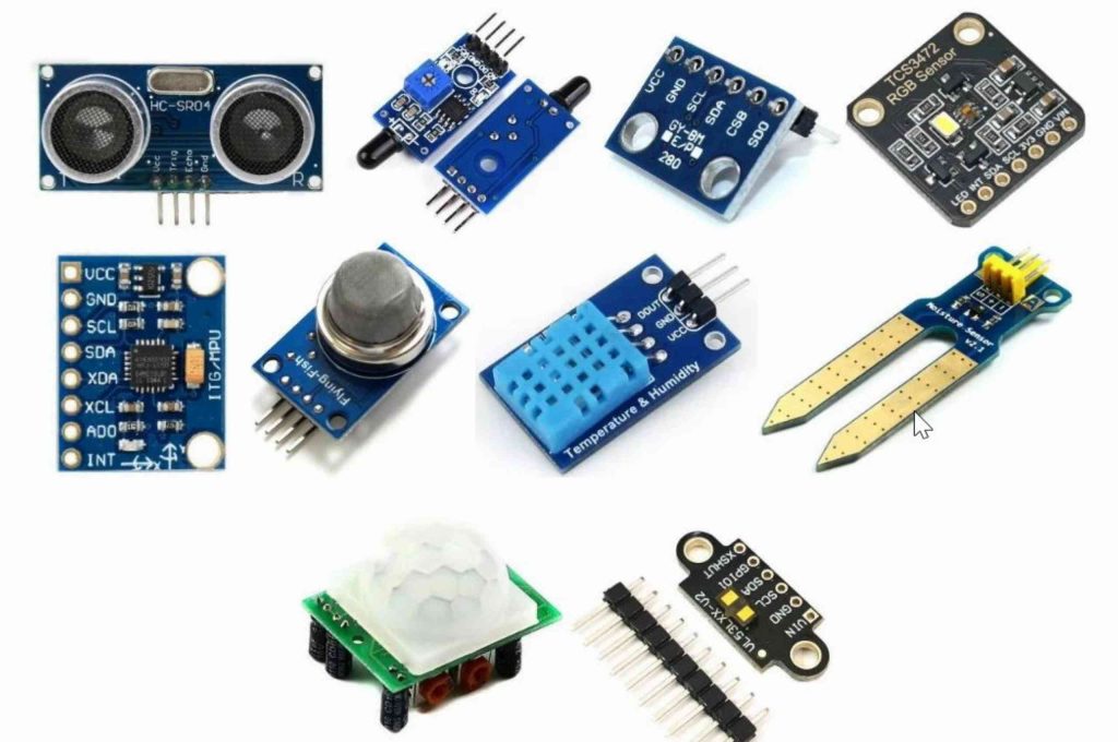 Side view of PCBA and connectors