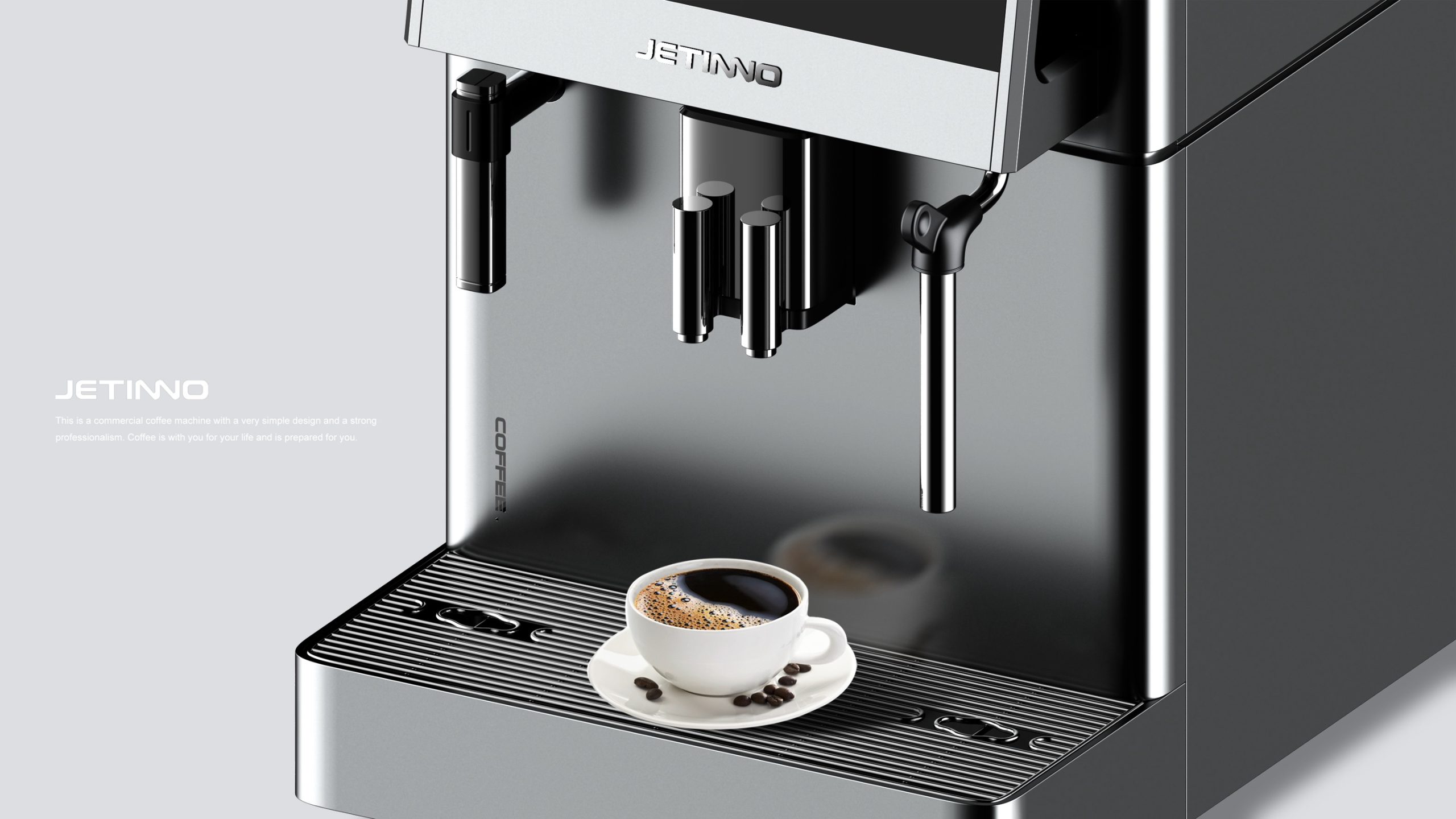 Coffee machine control panel