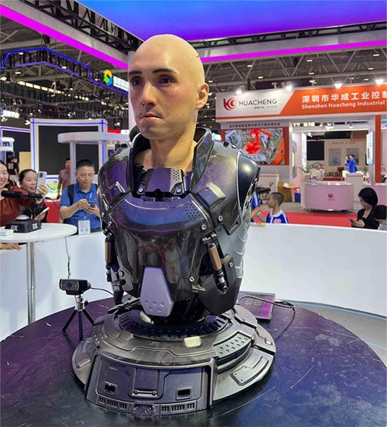 AIoT device on smart desk setup