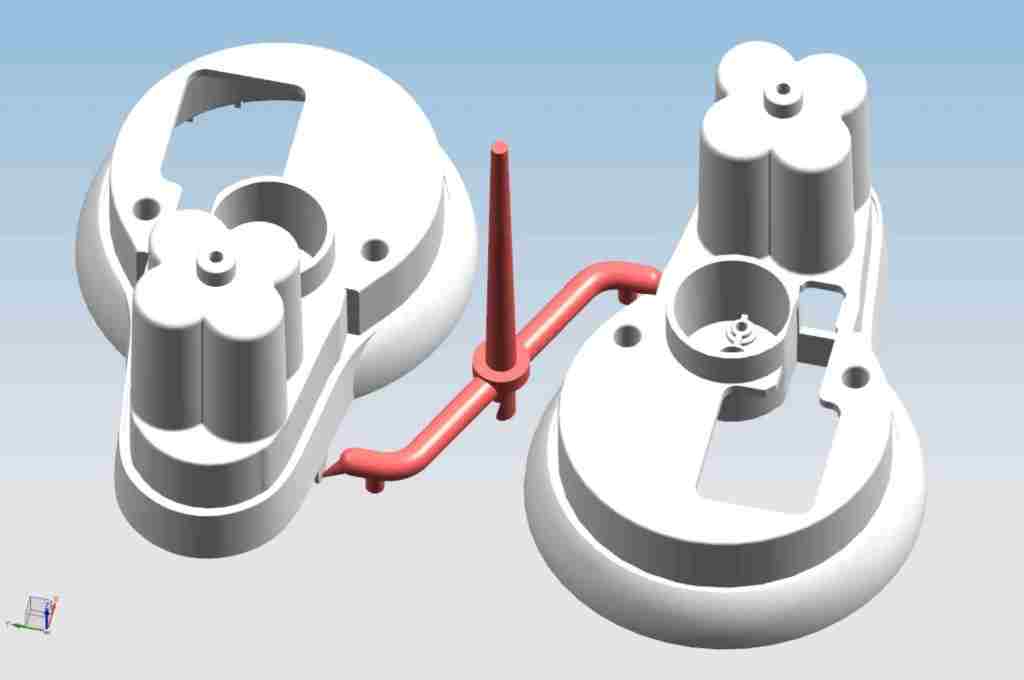 Injection-mold-gating-system