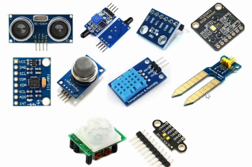 Side view of PCBA and connectors