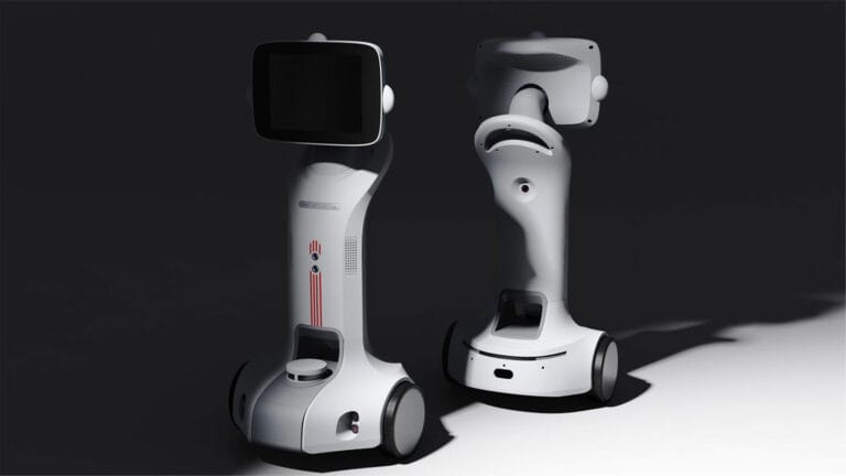 Senior care robot product development - smart companion robot for elderly care with fall detection