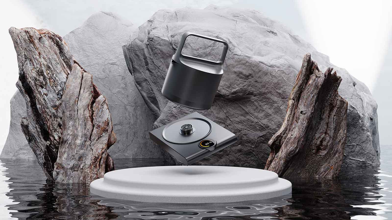 OPD DESIGN|Titanium Electric Teapot Stove
