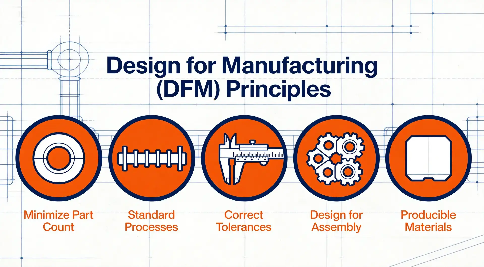 OPD DESIGN | Hardware Startup Trap: Why 18 Months Is the Make-or-Break Deadline for Hardware Founders Design for Manufacturing principles infographic...